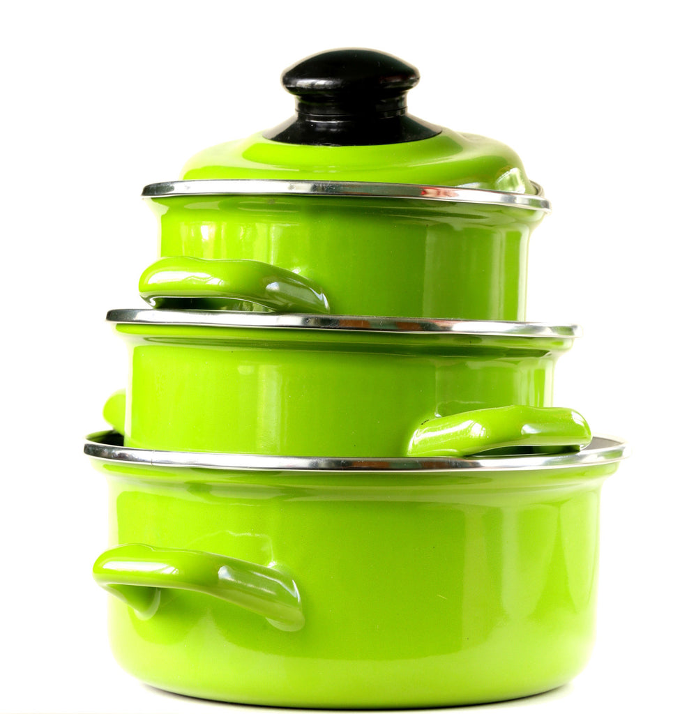 Green Enamel Cookware Set – Shiro Cedar